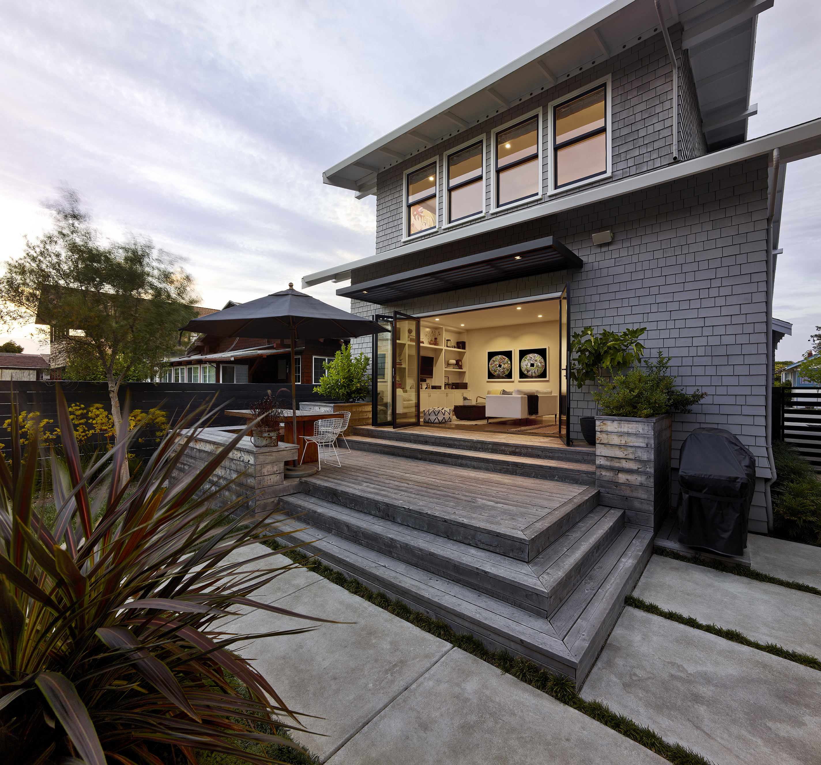 Alameda Craftsman Expansion Back Patio