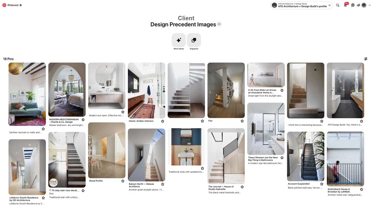 Pinterest images from client